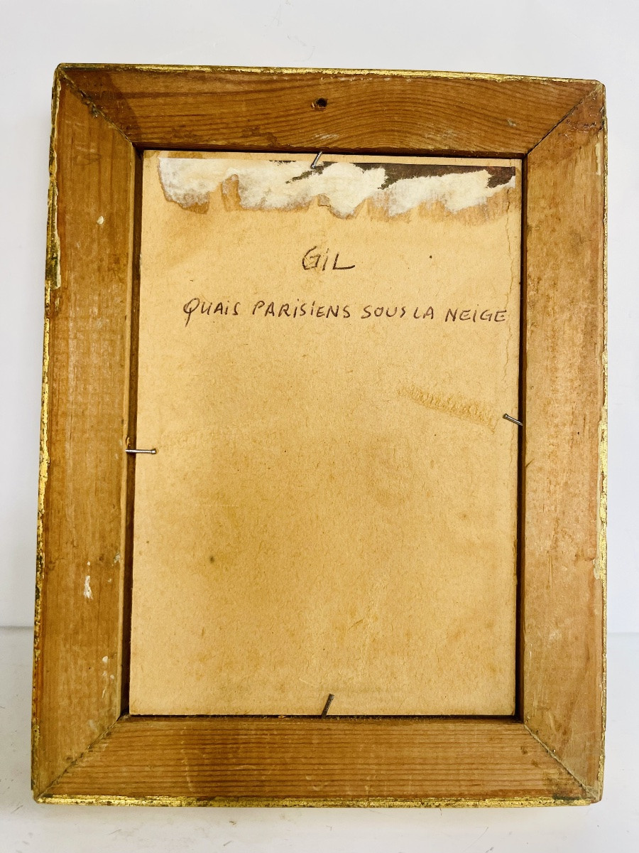 Parisian Quays Under The Snow - Gil-photo-3